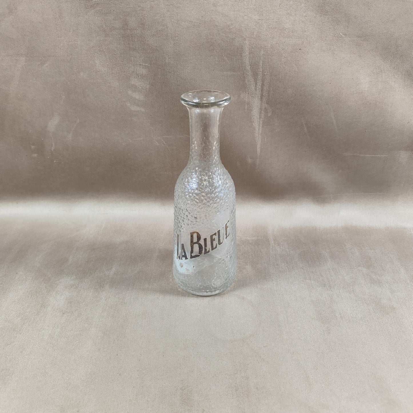 Carafe LA BLEUE en verre Made in France Vintage 1970