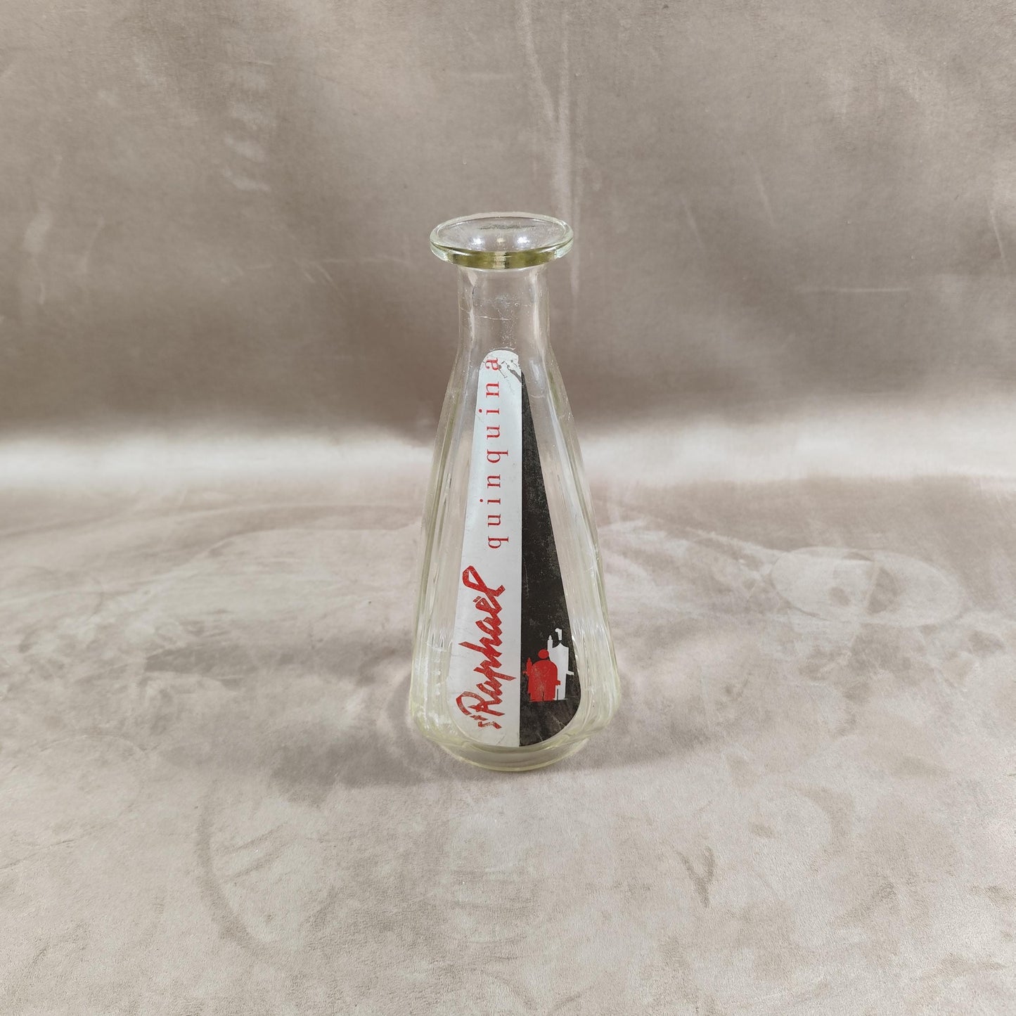 Carafe Publicitaire St Raphael Liqueur en verre Made in France Vintage 1970