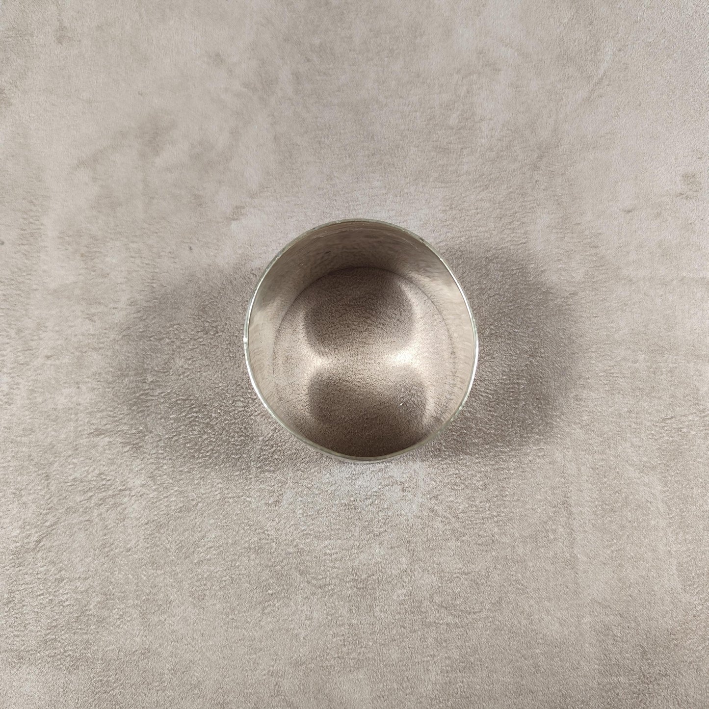 Rond de Serviette en Métal Argenté Poinçon d'orfèvre Cailar Bayard Made in France Vintage 1900