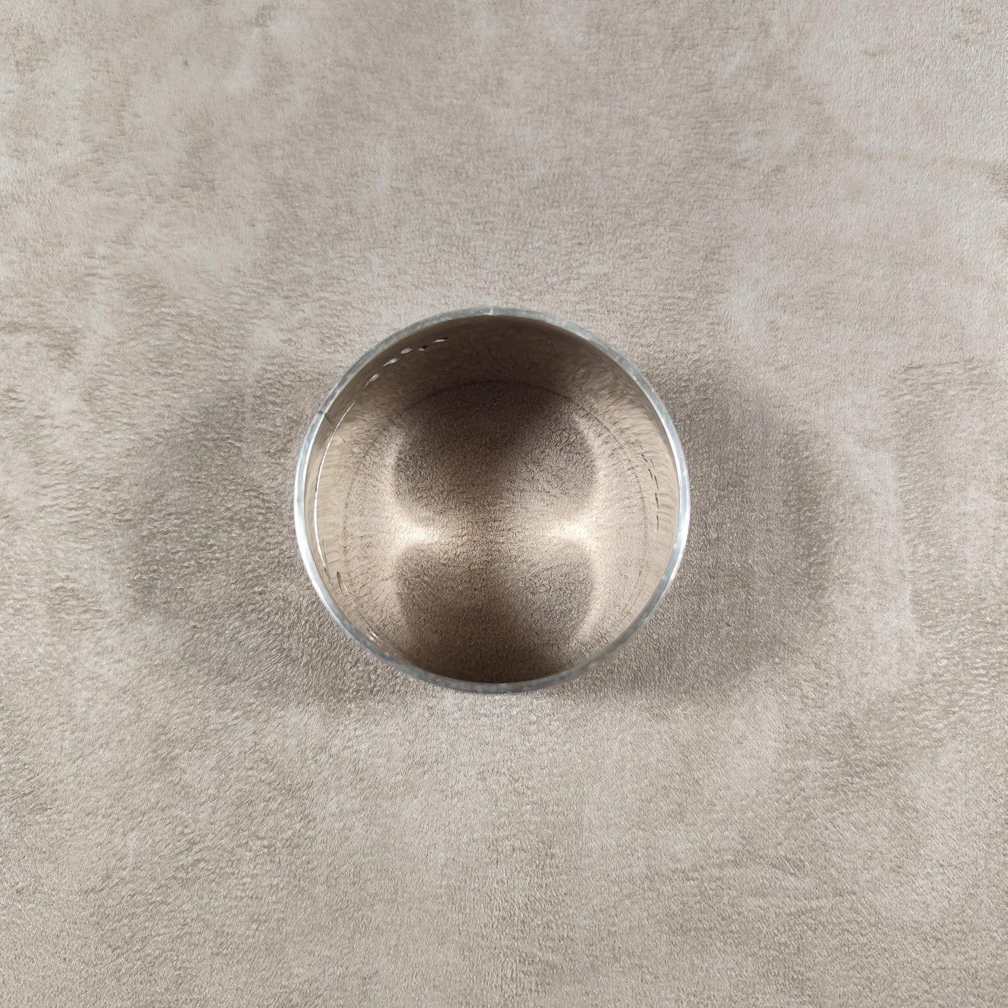 Rond de Serviette en Métal Argenté Made in France Vintage 1950