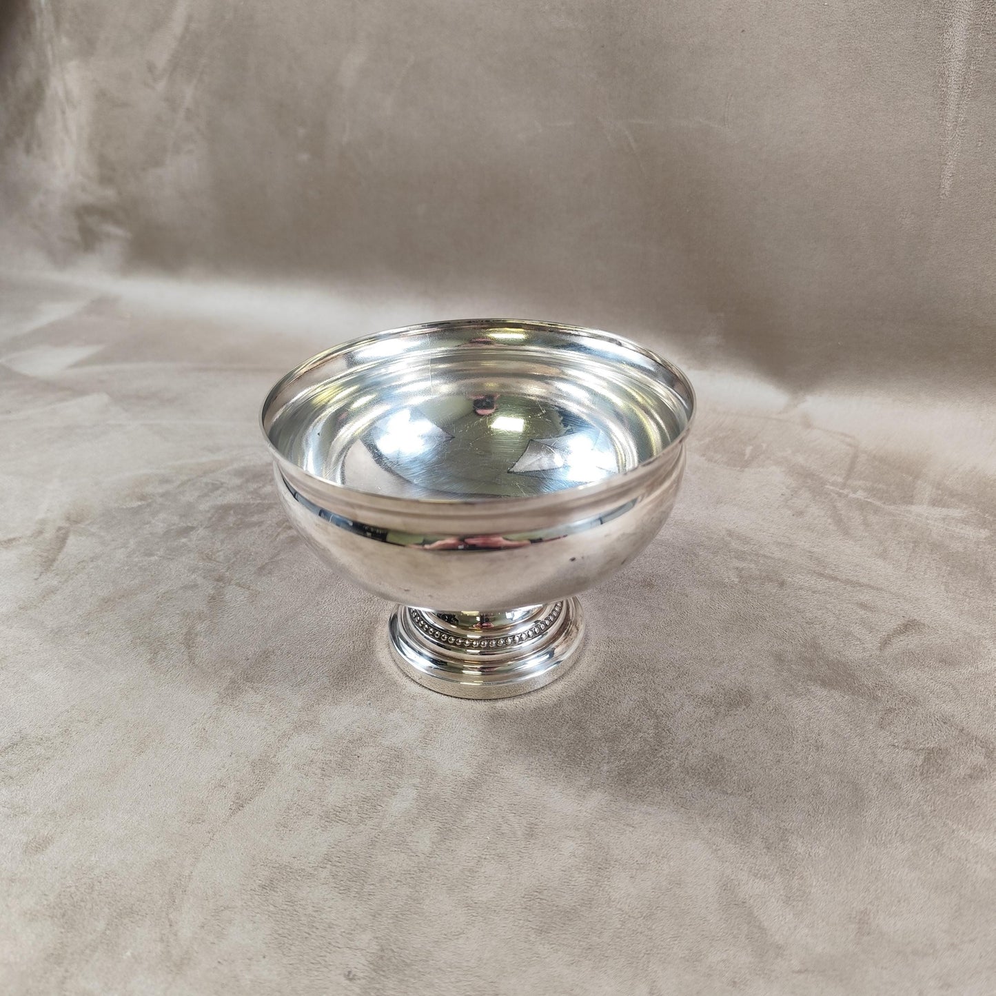 Coupes à glace XXL en Métal Argenté avec Poinçon d'Orfèvre Made in France Vintage 1970