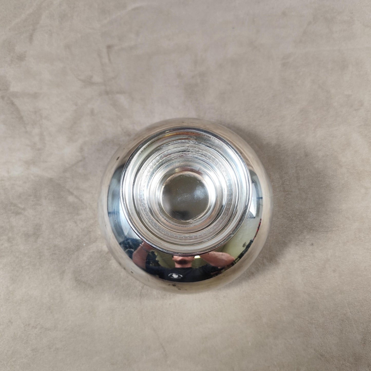 Coupes à glace XXL en Métal Argenté avec Poinçon d'Orfèvre Made in France Vintage 1970