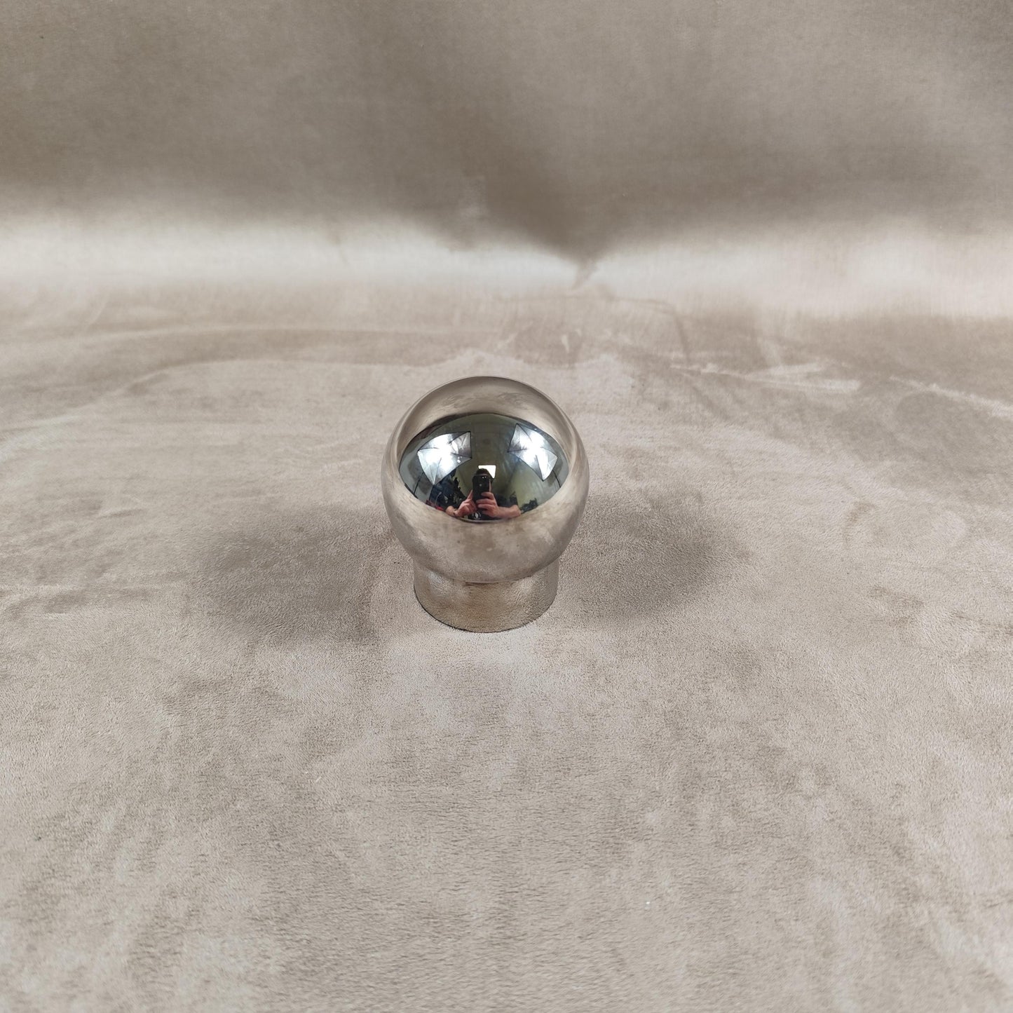 Bouchon stoppeur en métal argenté pour bouteille de champagne entamée Made in France Vintage 1970