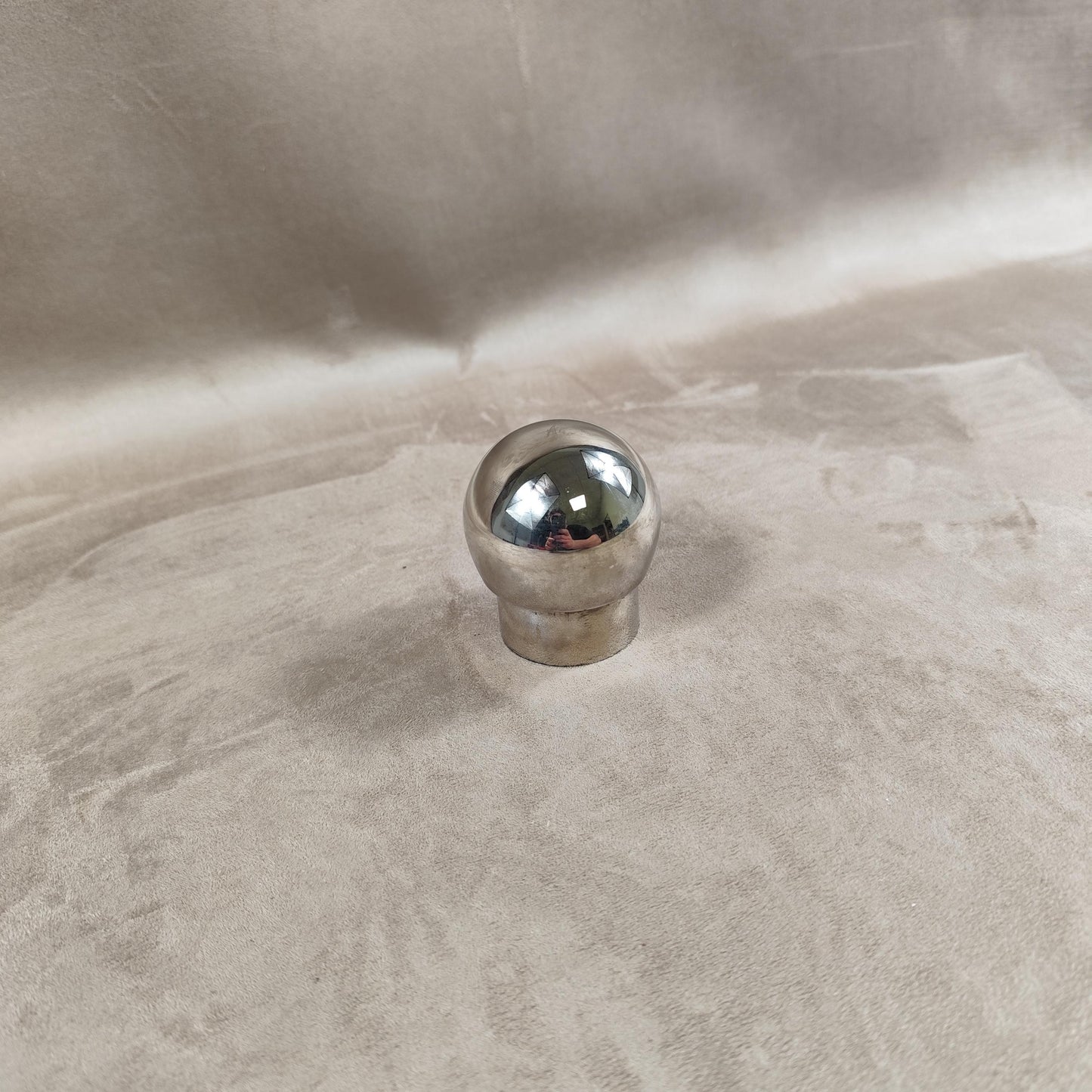 Bouchon stoppeur en métal argenté pour bouteille de champagne entamée Made in France Vintage 1970