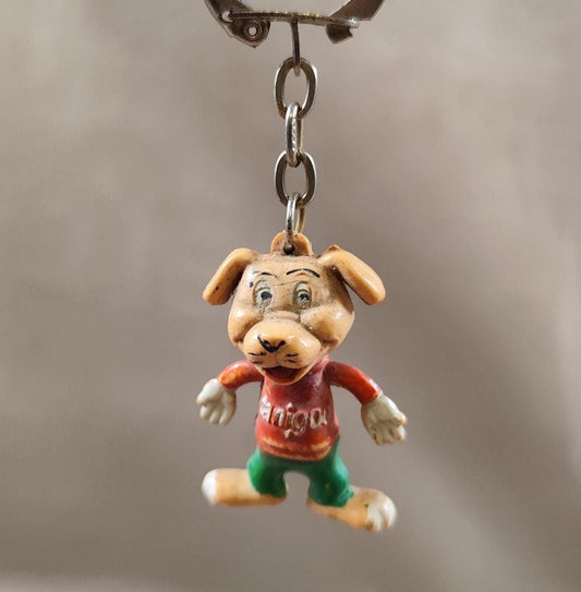 Porte clés Publicitaire Canigou en forme de chien vintage
