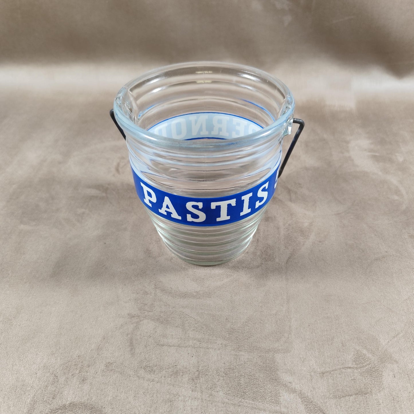 Seau à glace Pastis 51 en verre Made in France Vintage 1970