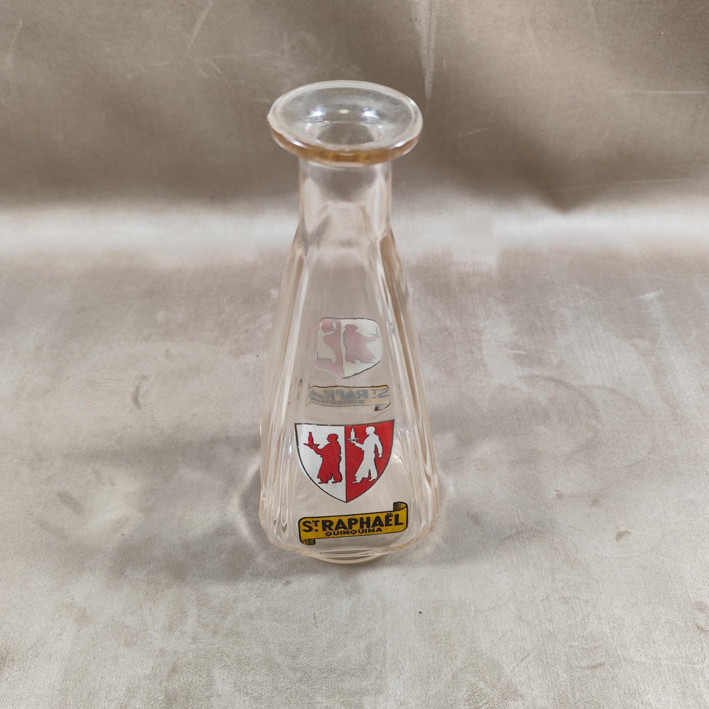 Cruche à eau St Raphaël en verre vintage Made in France