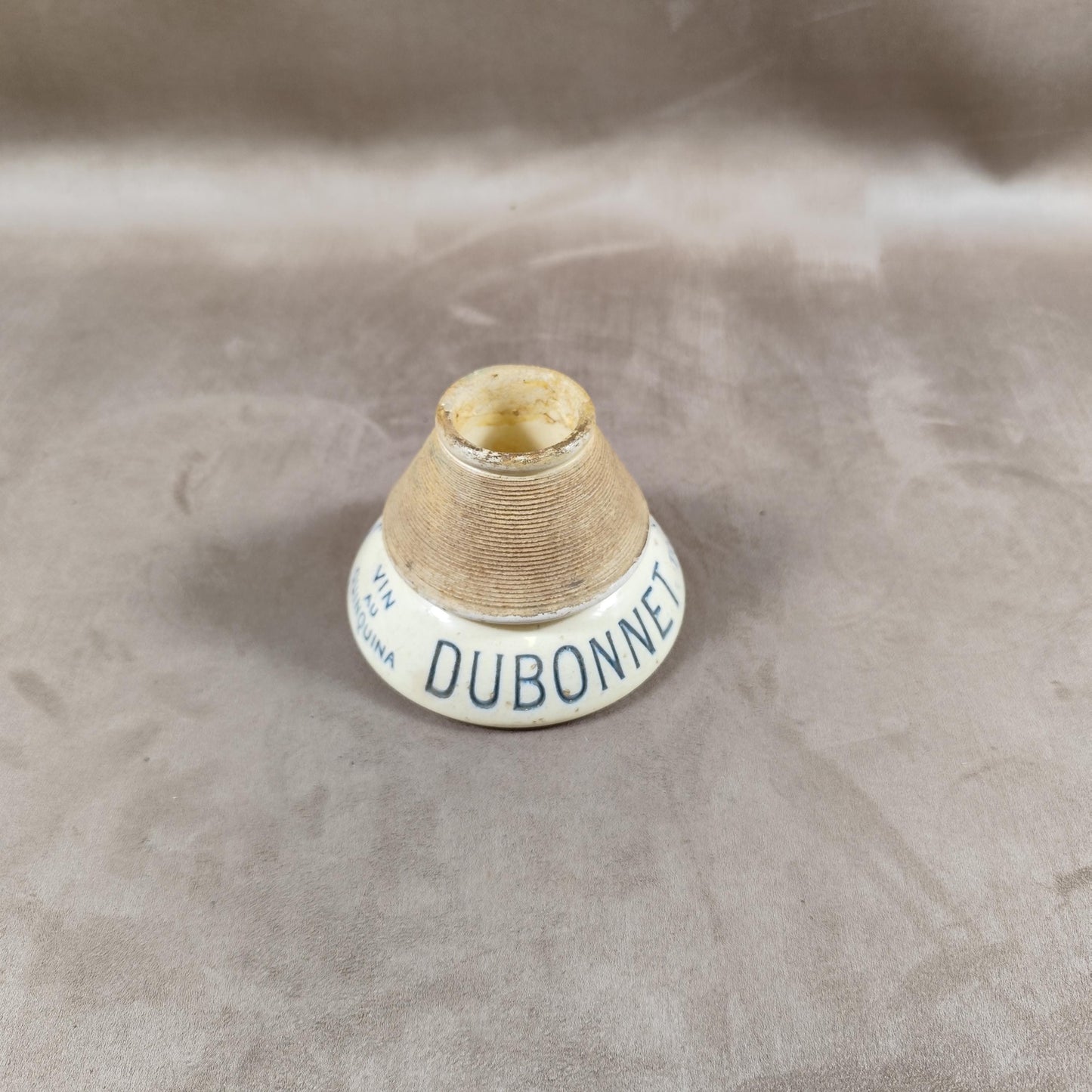 VERY RARE Pyrogène Dubonnet vintage Grand Prix 1900 en faience ancienne par "G.Dodeman Paris" Made in France 1900