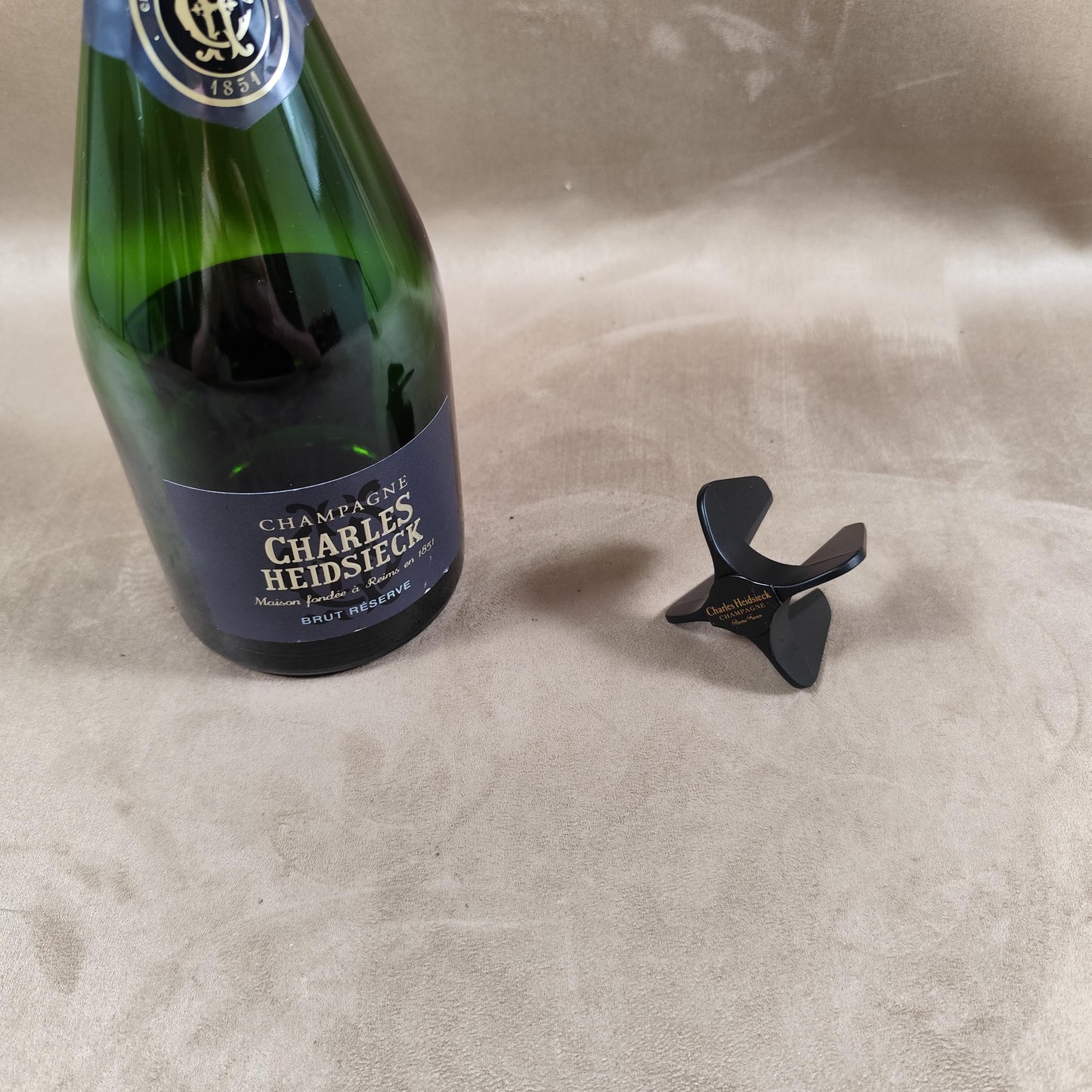 Ouvre bouteille Champagne Star Charles Heidsieck par Screwpull Le Creuset Made in France Vintage 1970