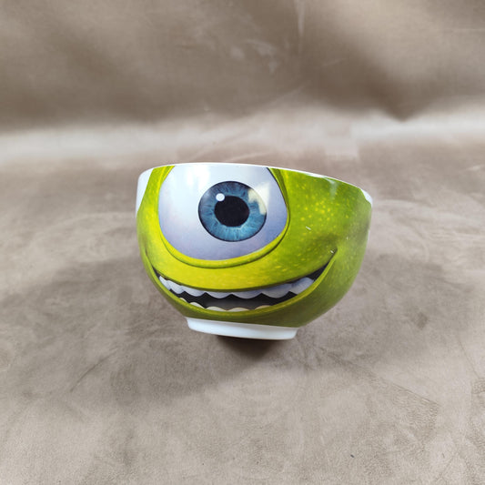 Bol en faience à décor de Bob Razowski de Monstre et Cie Produit Officiel Années 2000