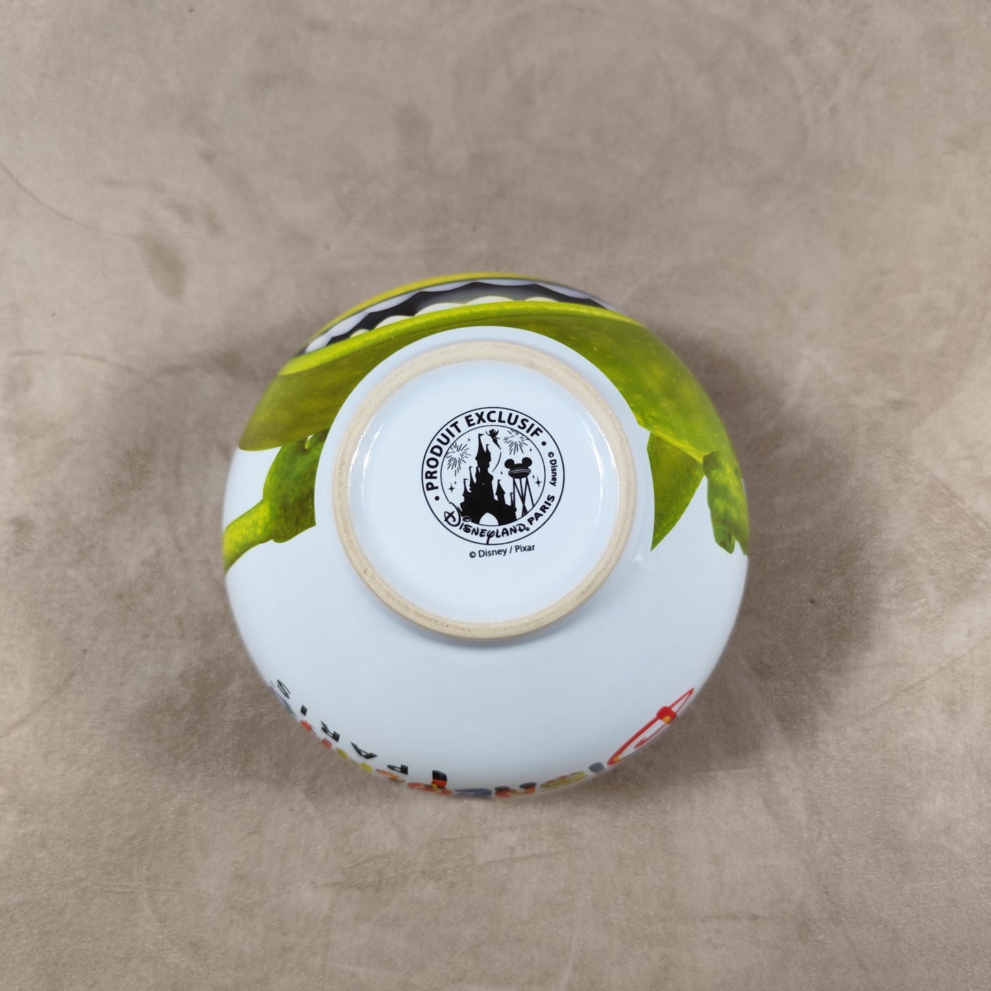 Bol en faience à décor de Bob Razowski de Monstre et Cie Produit Officiel Années 2000