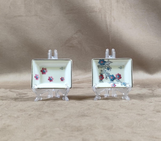 RARE Lot de 2 cendrier Van Cleef & Arpels en porcelaine vintage Made in France 2000