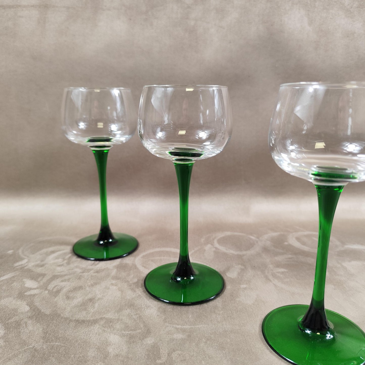 Lot de 6 verres à Riesling Made in France Vintage 1980