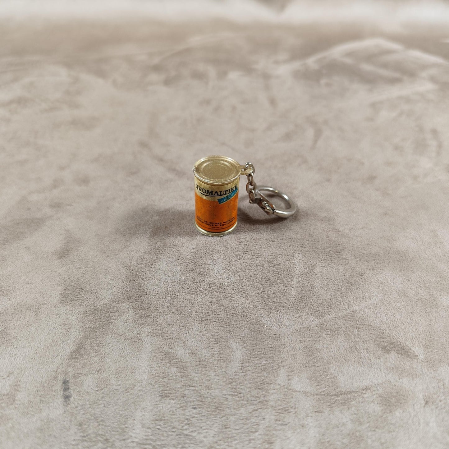 Porte clés Publicitaire Conserve Ovomaltine Made in France Vintage 1970