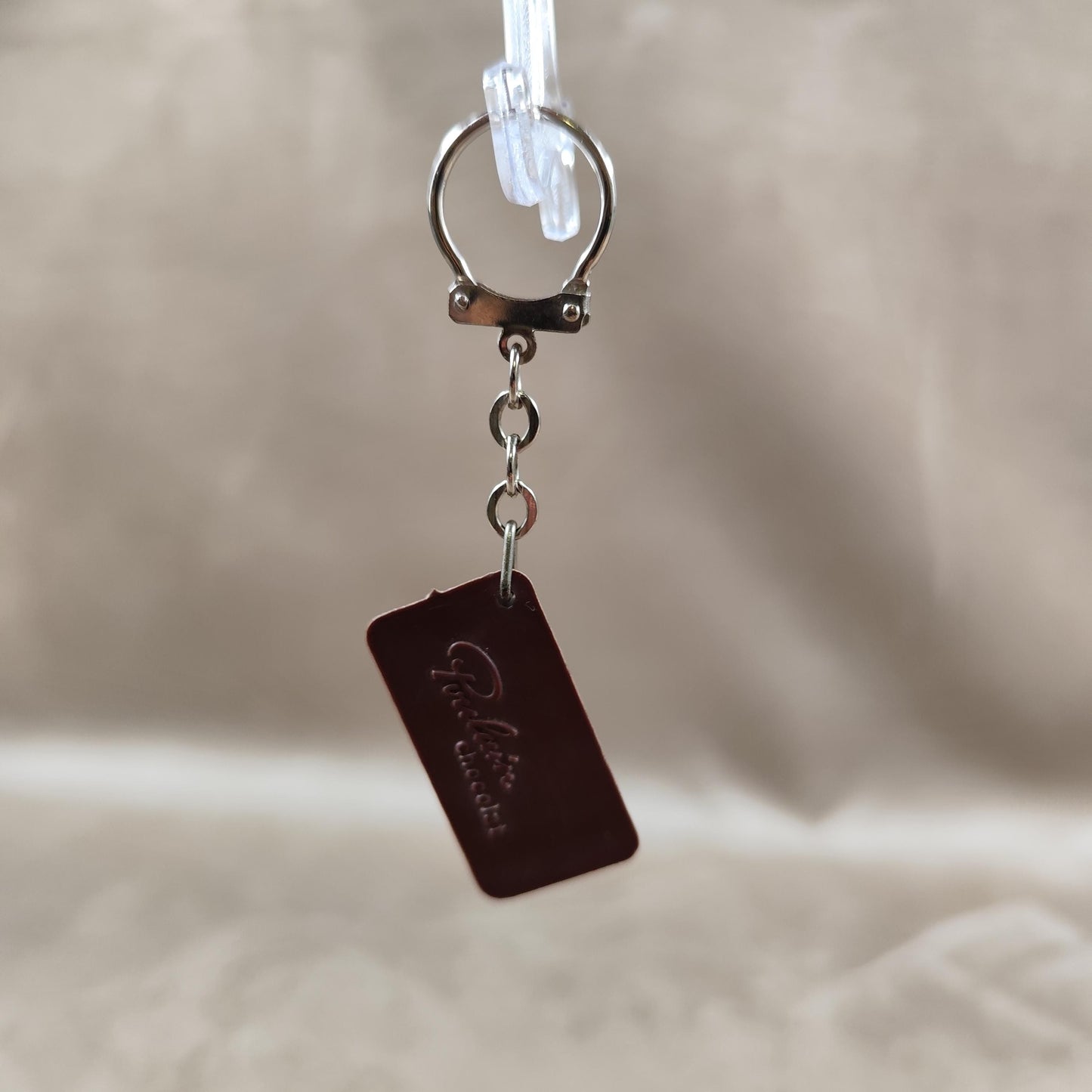 Porte clés Publicitaire Tablette de chocolat Poulain Made in France Vintage 1970