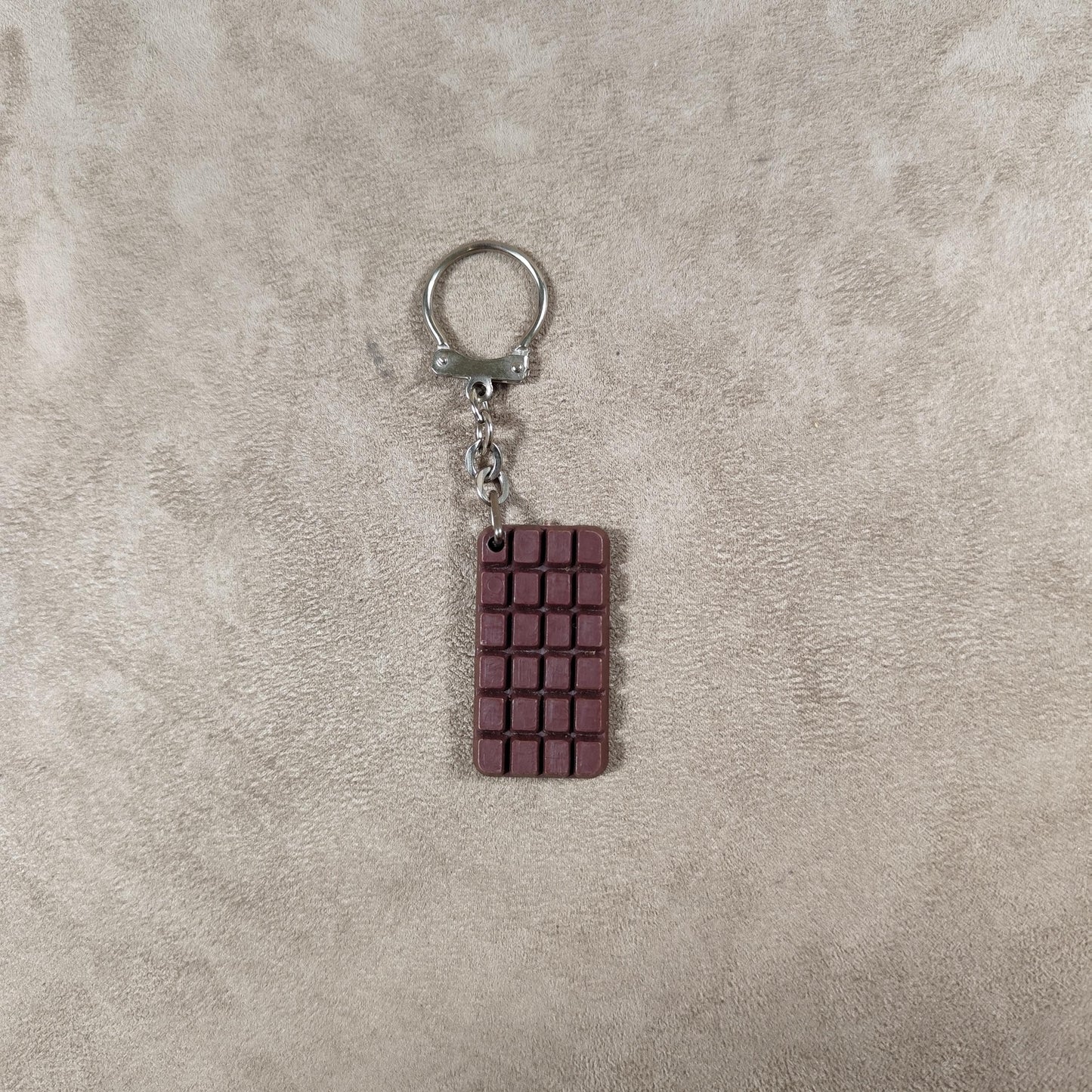 Porte clés Publicitaire Tablette de chocolat Poulain Made in France Vintage 1970