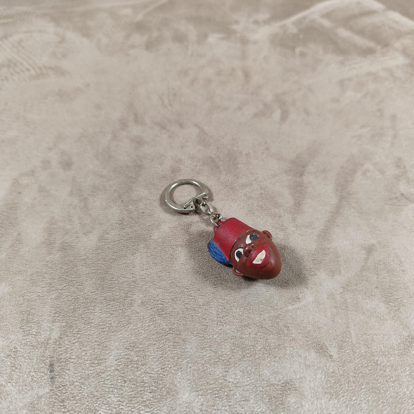 Porte clés Publicitaire Banania Chocolat en plastique Made in France Vintage 1970