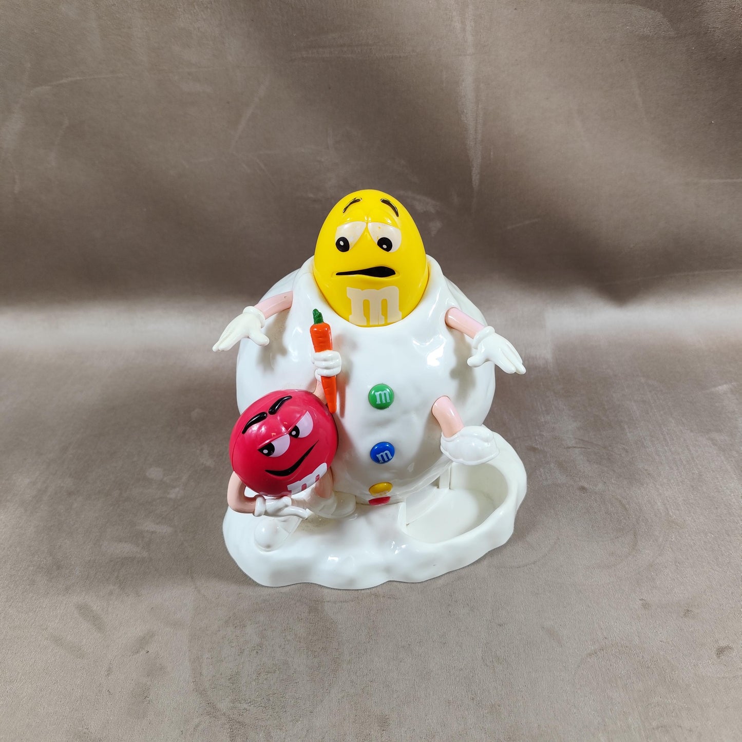 Distributeur M&M'S Bonhomme de neige Vintage 1980