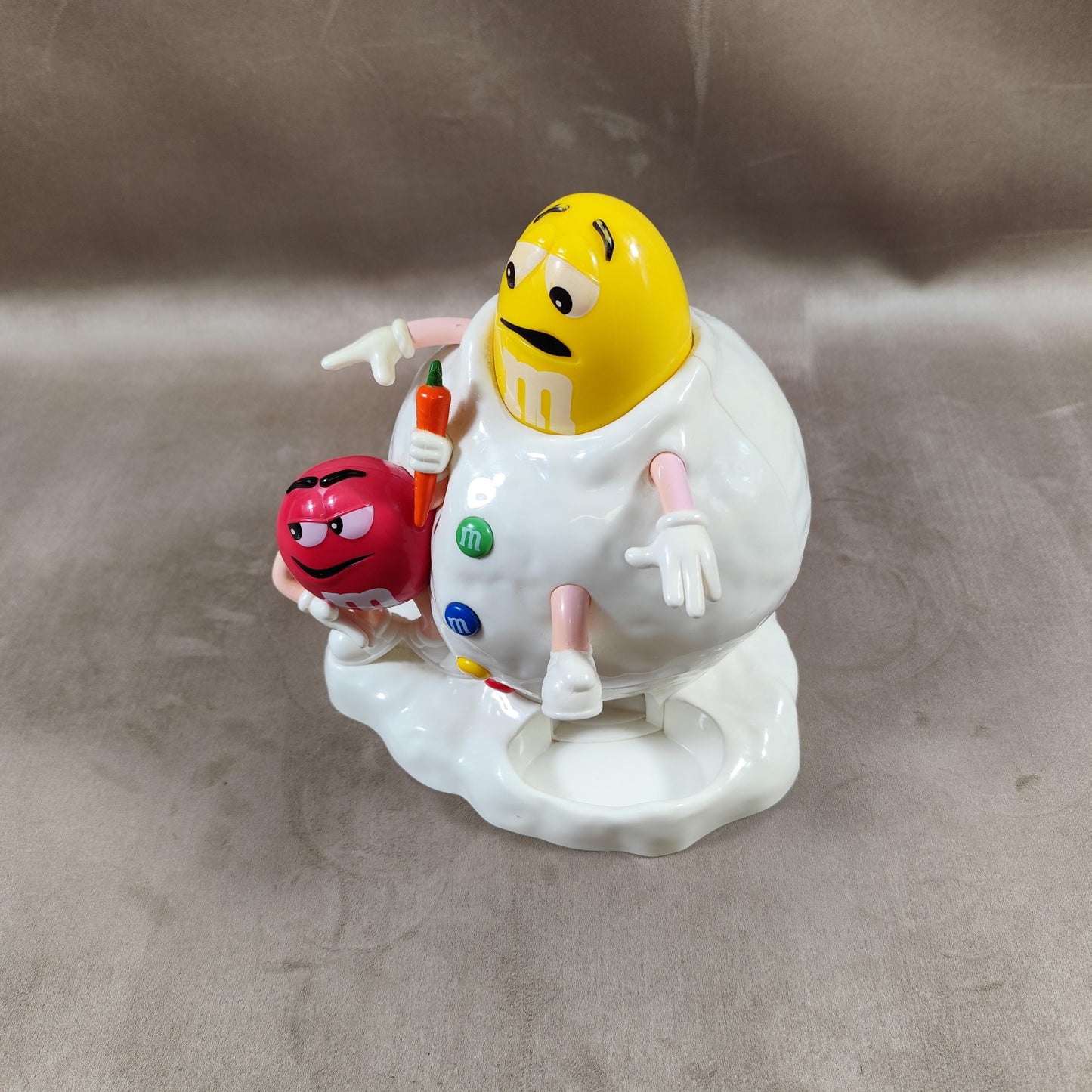 Distributeur M&M'S Bonhomme de neige Vintage 1980