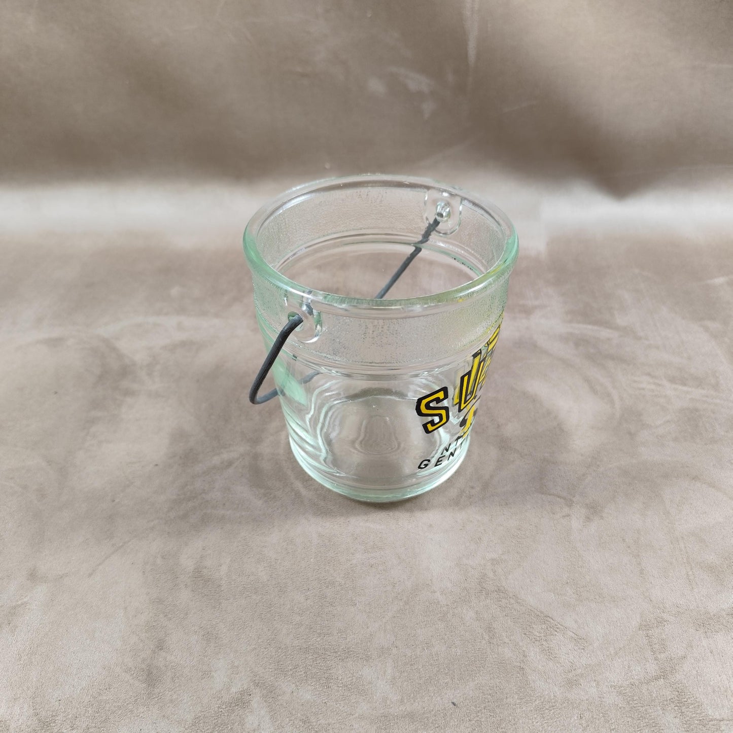 RARE Seau à glaçons en verre Suze vintage 1970
