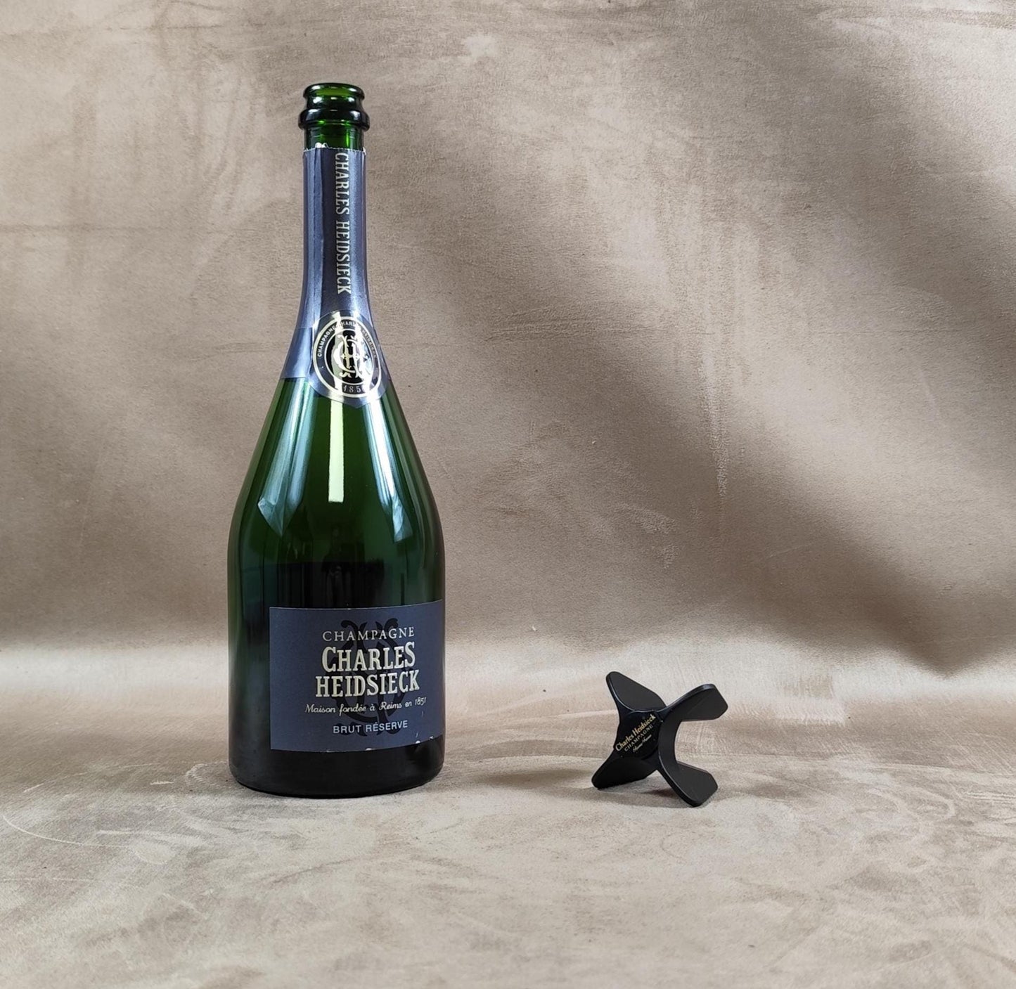 Ouvre bouteille Champagne Star Charles Heidsieck par Screwpull Le Creuset Made in France Vintage 1970
