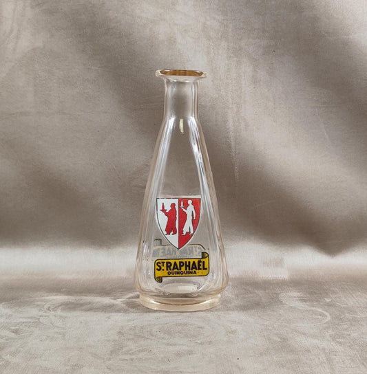 Cruche à eau St Raphaël en verre vintage Made in France