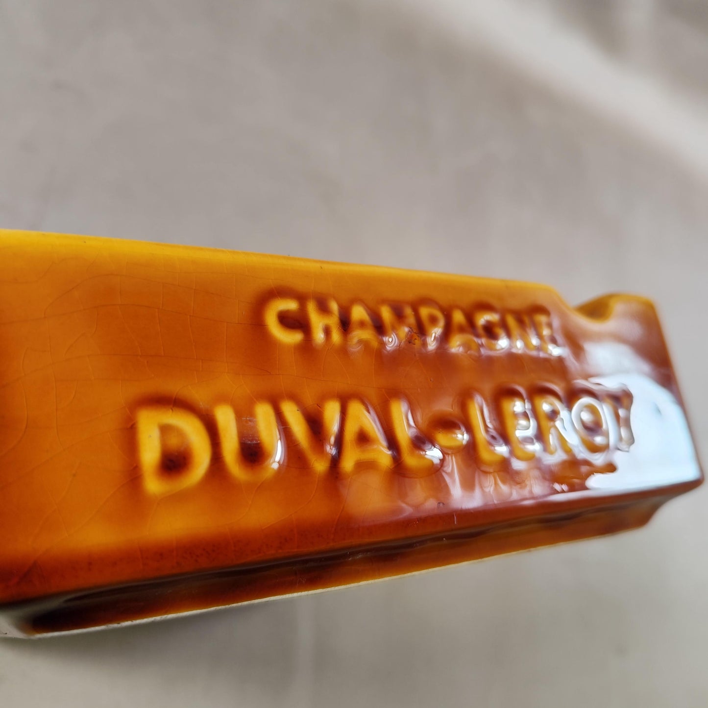 Cendrier Publicitaire Champagne Duval-Leroy Made in France Vintage 1970