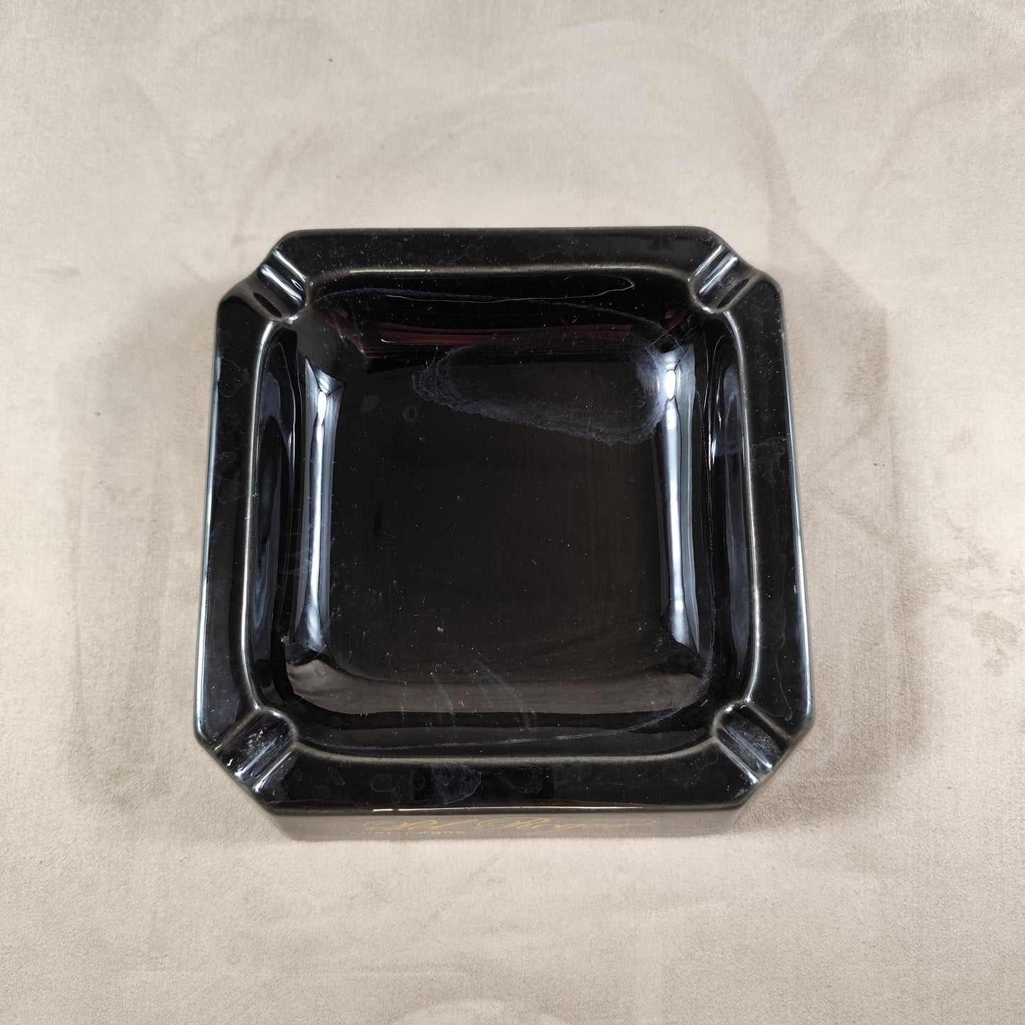 Cendrier Pol Roger en faience Made in France Vintage 1970