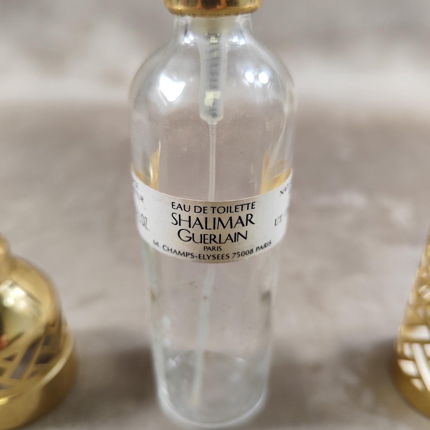 Etui pour flacons de parfums de voyage vide réutilisable Guerlain Paris vintage