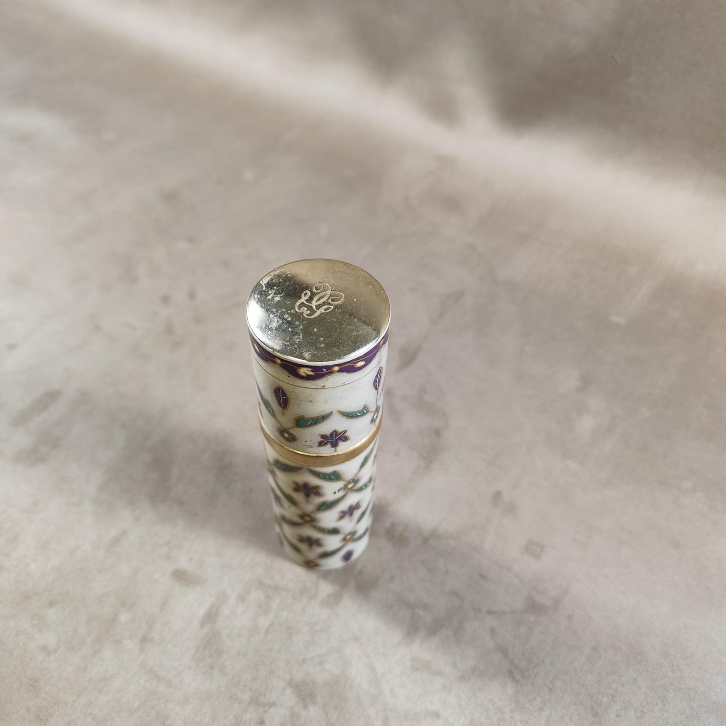 Étui pour flacons de parfums de voyage vide réutilisable Guerlain Paris Made in France Vintage 1970