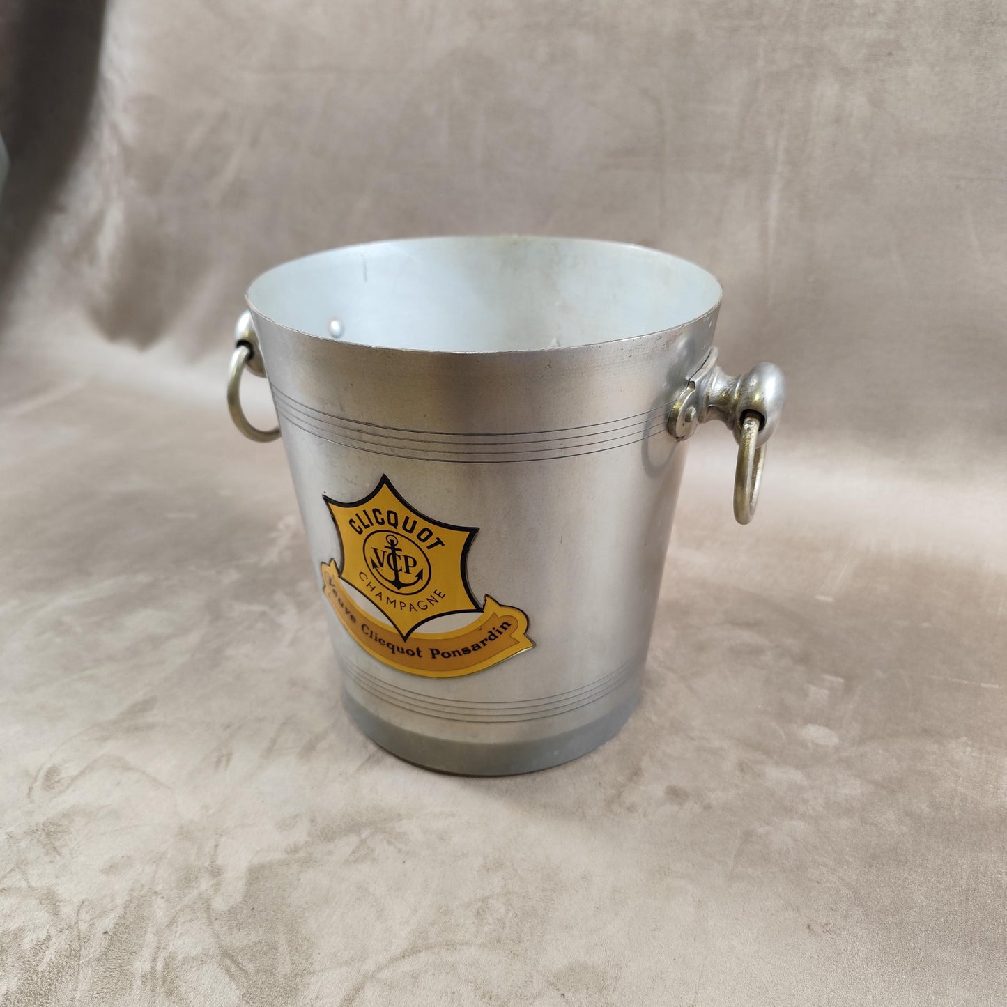 RARE Seau à champagne Veuve Clicquot Ponsardin Made in France Vintage 1970