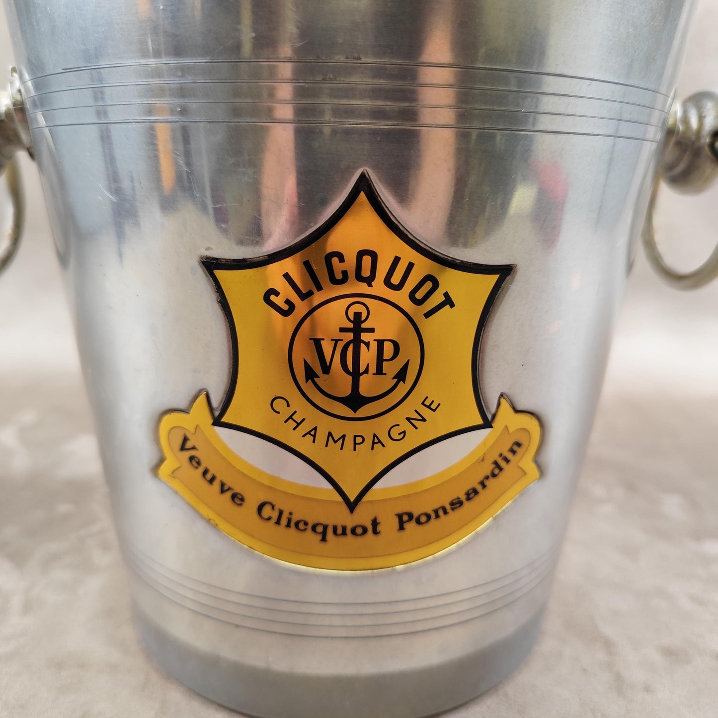 RARE Seau à champagne Veuve Clicquot Ponsardin Made in France Vintage 1970