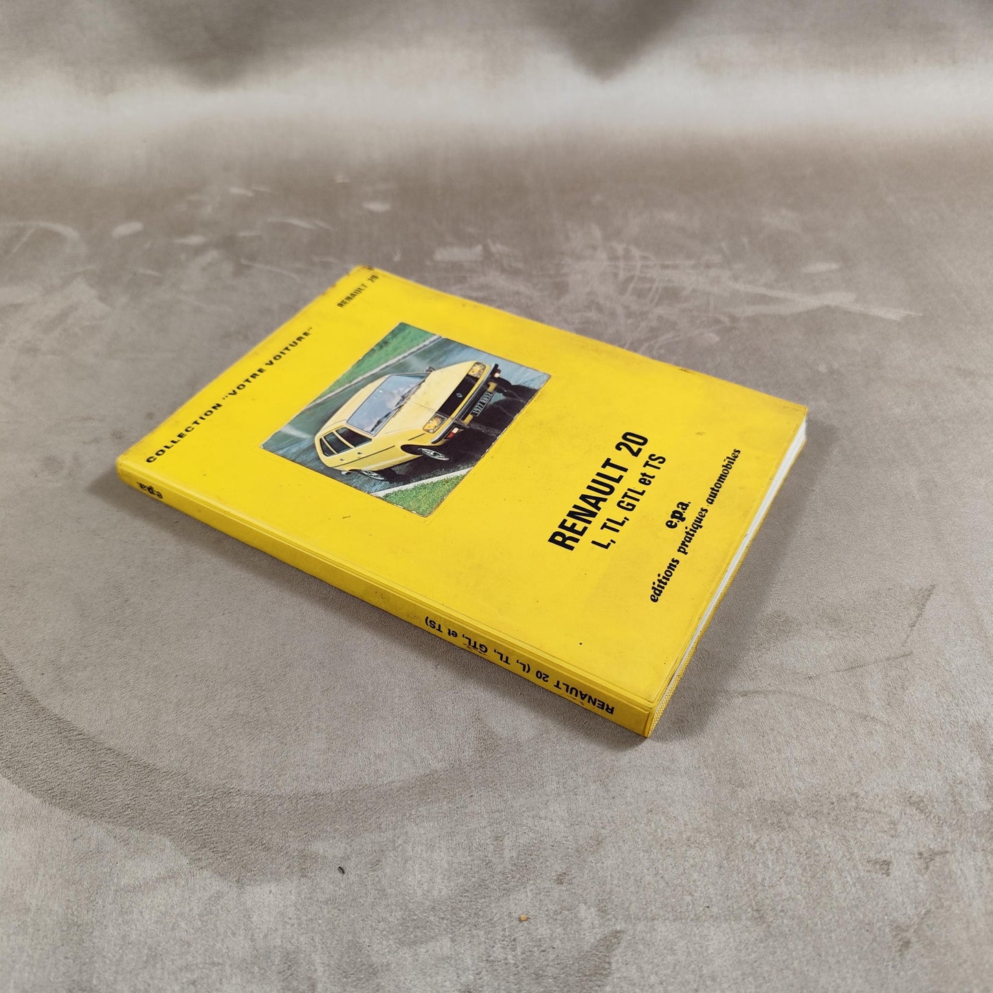 Livret Renault pour la Renault 20 Made in France Vintage 1980