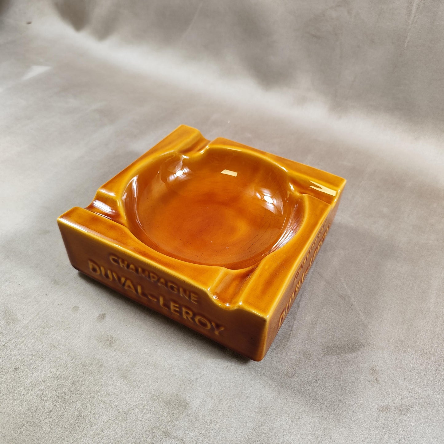 Cendrier Publicitaire Champagne Duval-Leroy Made in France Vintage 1970