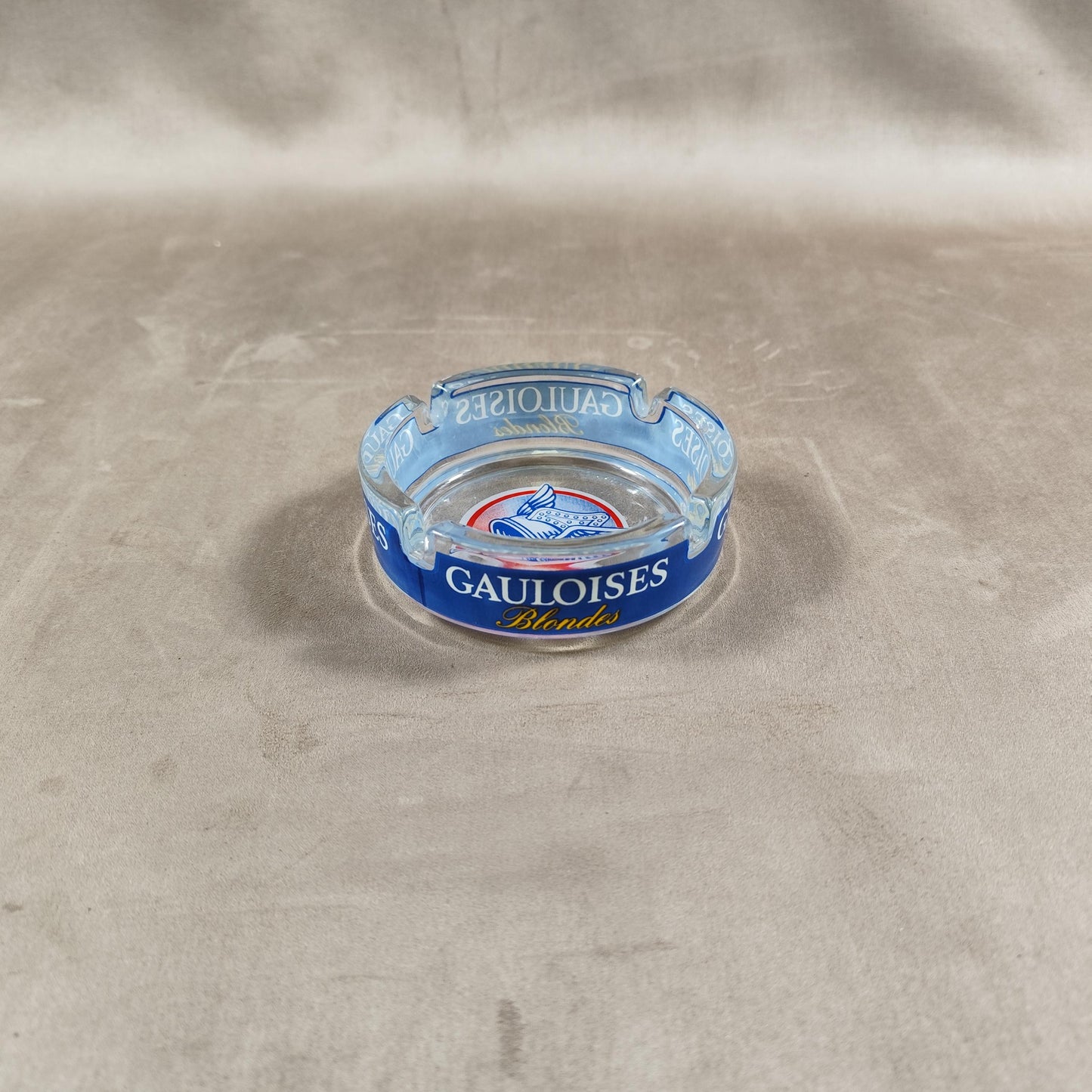 Cendrier Publicitaire en verre Gauloises Longues Made in France Vintage 1970