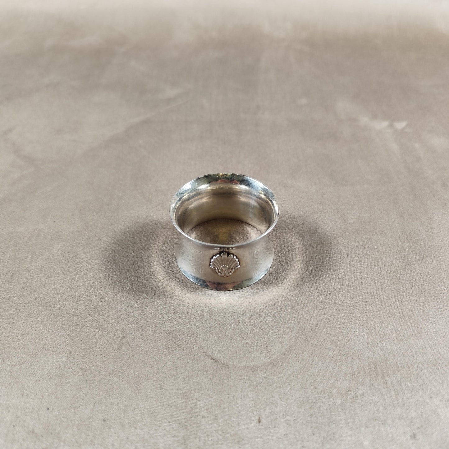 Rond de Serviette en Métal Argenté Poinçon d'orfèvre Made in France Vintage 1900