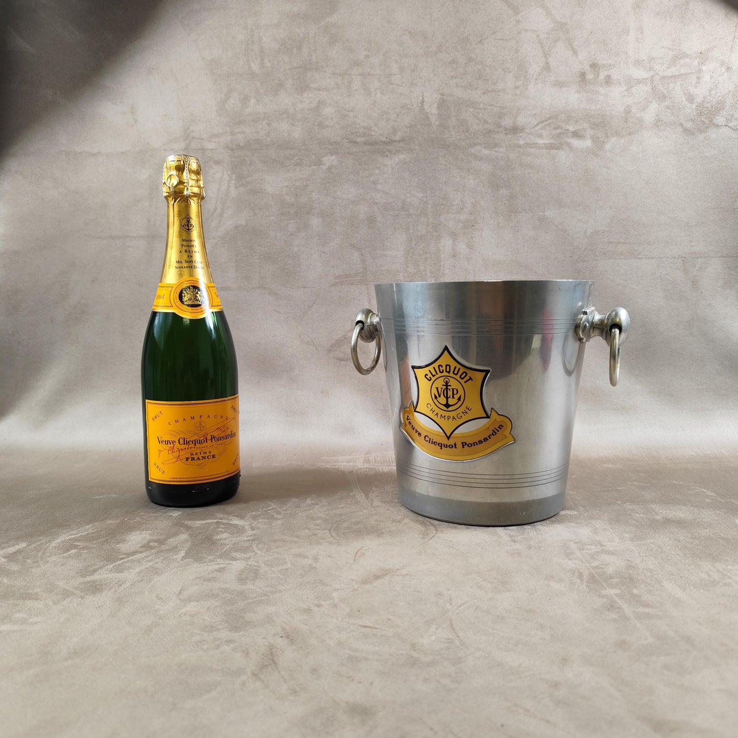 RARE Seau à champagne Veuve Clicquot Ponsardin Made in France Vintage 1970