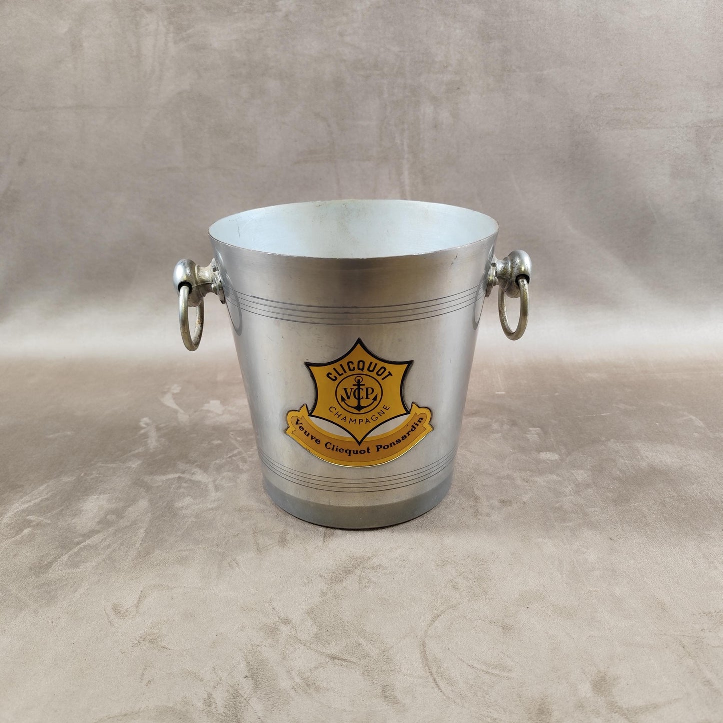 RARE Seau à champagne Veuve Clicquot Ponsardin Made in France Vintage 1970