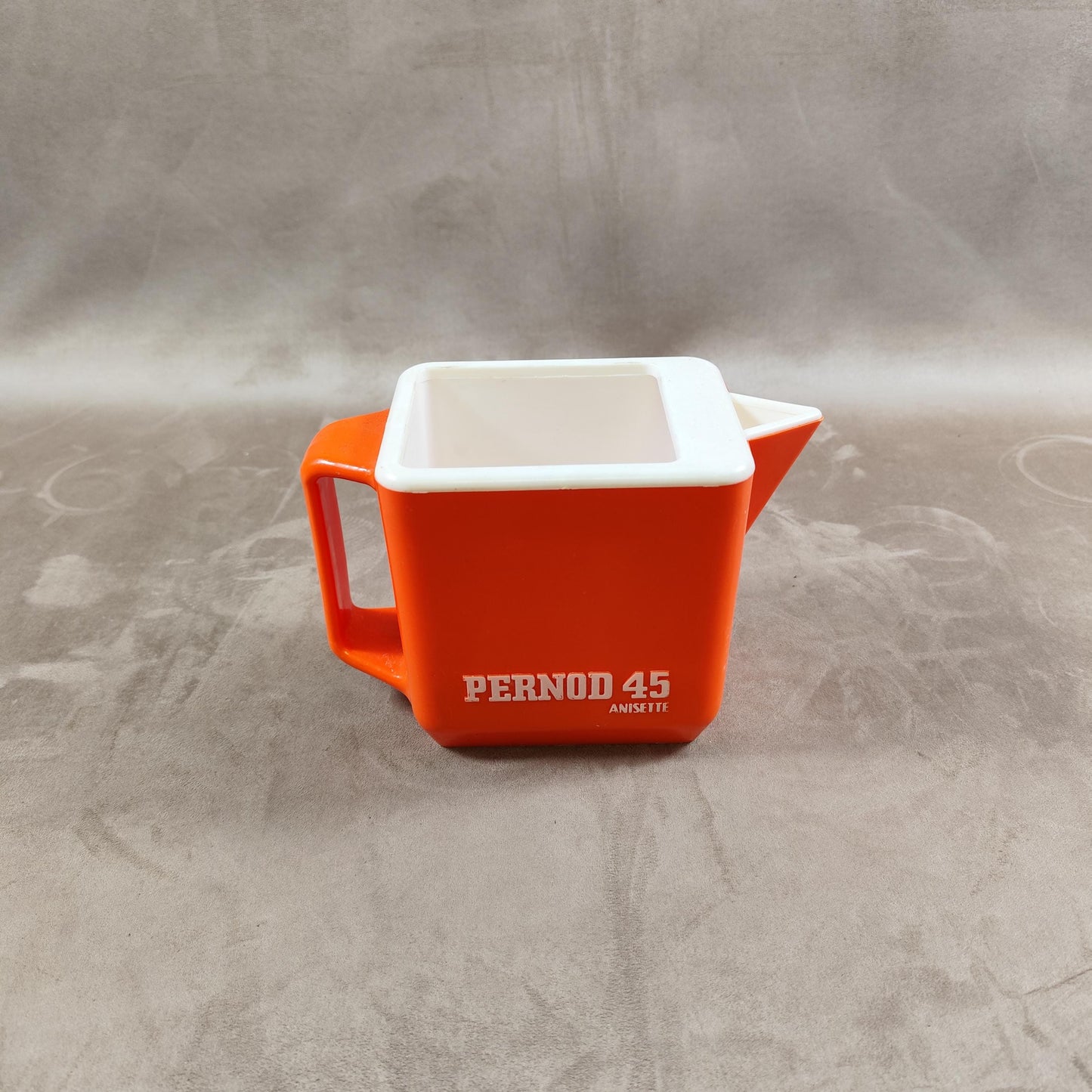 Pichet Pastis 51 Pernod en plastique orange Made in France Vintage 1970