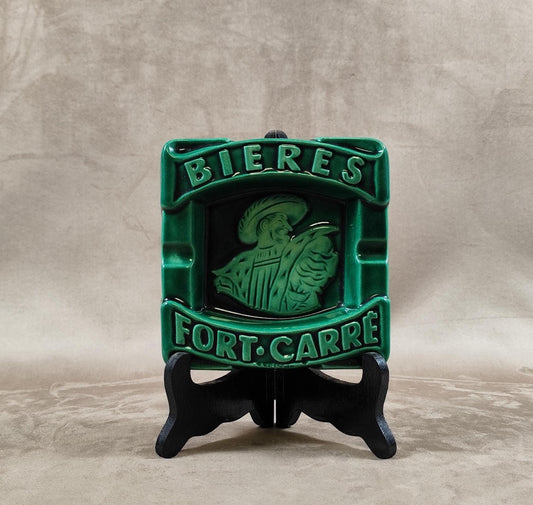 Cendrier Publicitaire Bières Fort Carré Made in France Vintage 1970