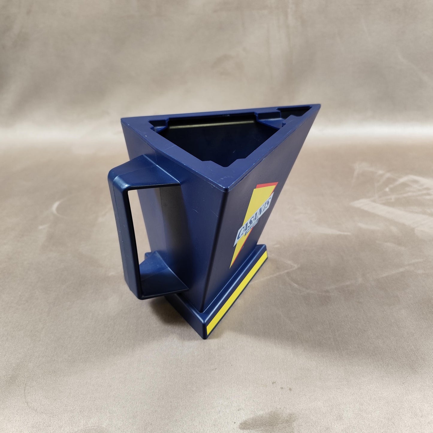 Lot de 3 verres et une Carafe Casanis Pastis bleue Made in France Vintage 1970