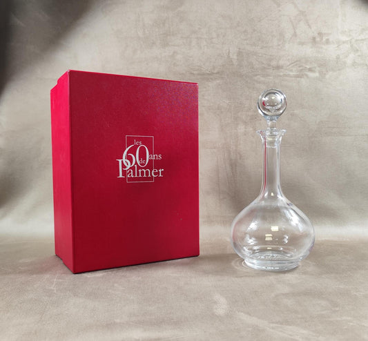 Carafe Champagne Palmer & Co 60ème anniversaire soufflée à la bouche Made in France Vintage 2000