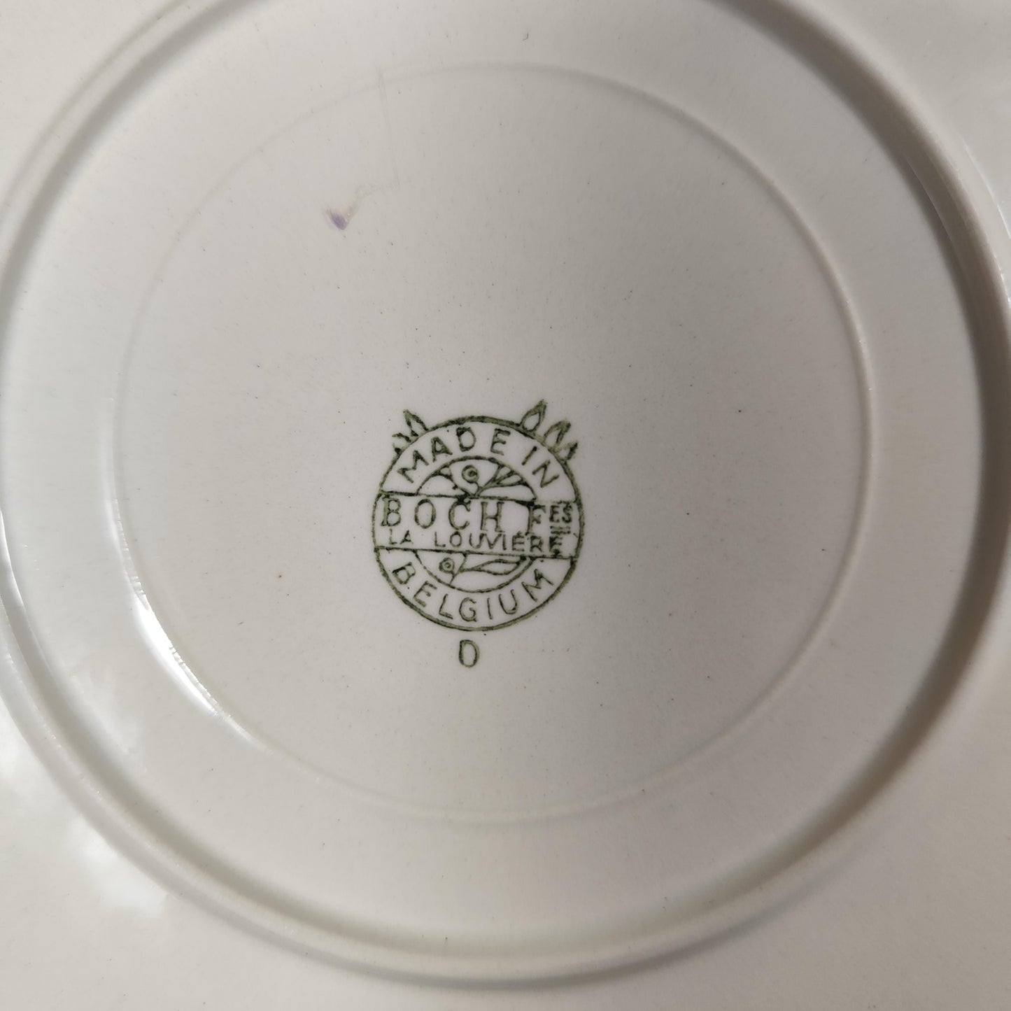 Lot de 5 vide-poches Scènes historiques XVIIIe siècle par Boch Frères La Louvière Made in Belgium Vintage 1970