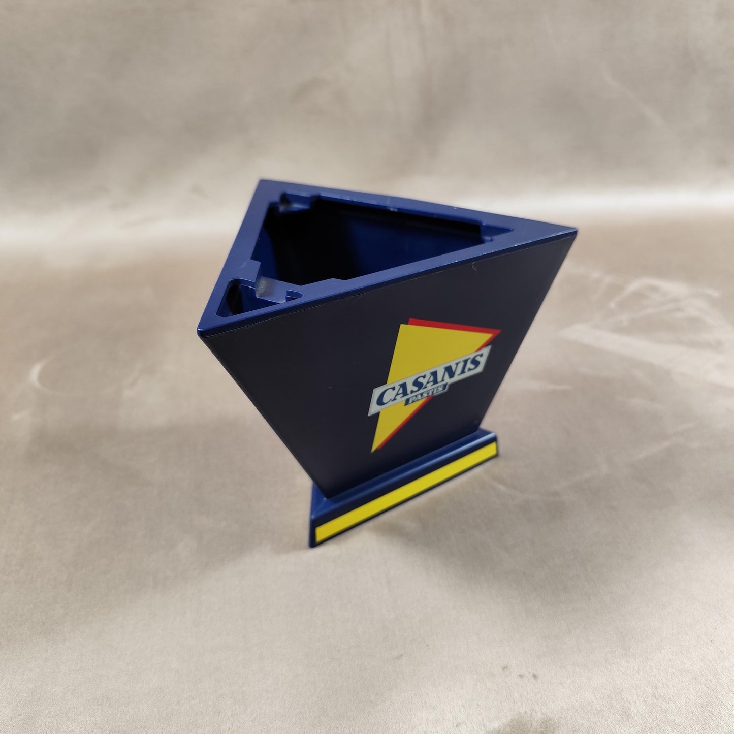 Lot de 3 verres et une Carafe Casanis Pastis bleue Made in France Vintage 1970