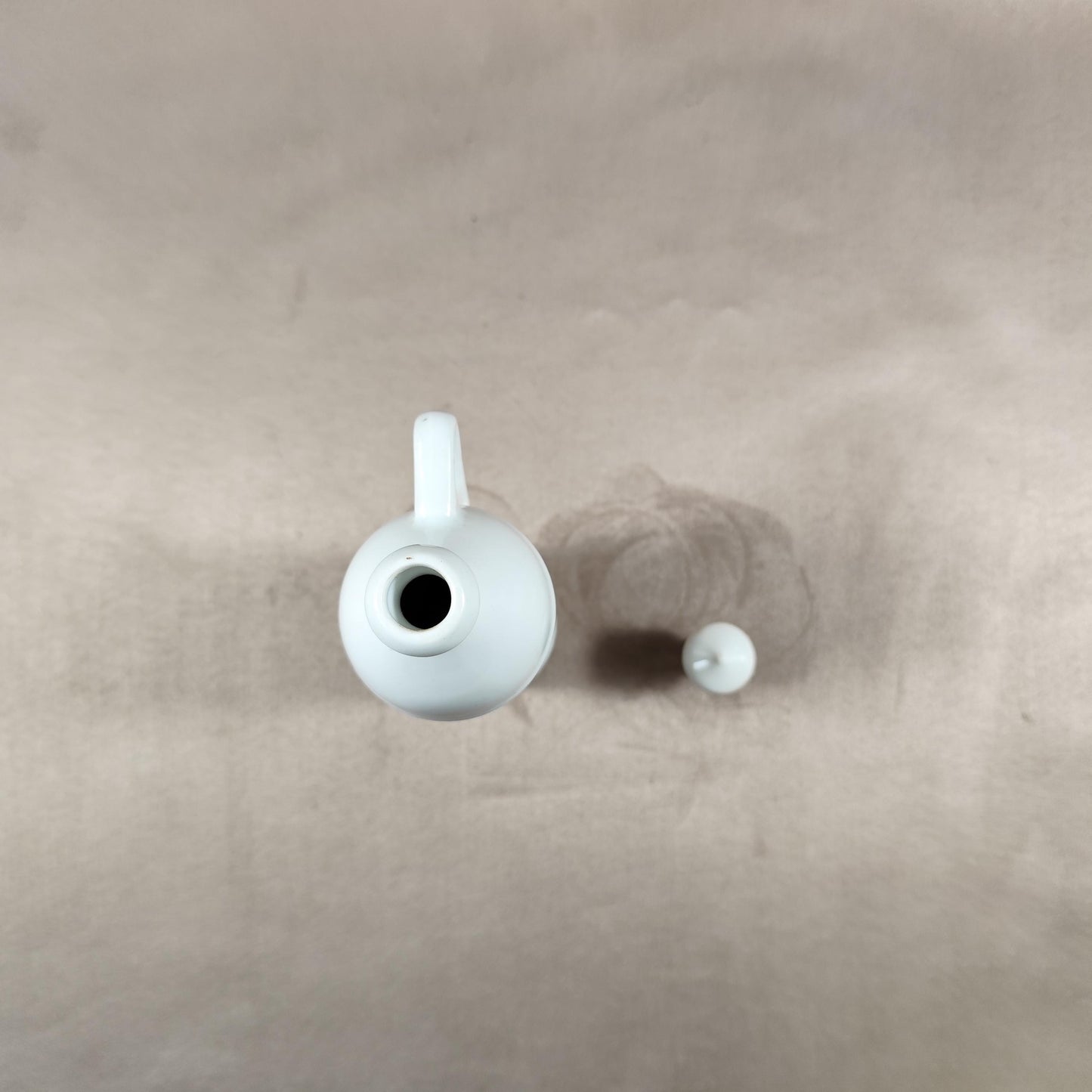 Bouteille pour l'huile Porcelaine d'Auteuil ligne Bistrot Made in France Vintage 1980