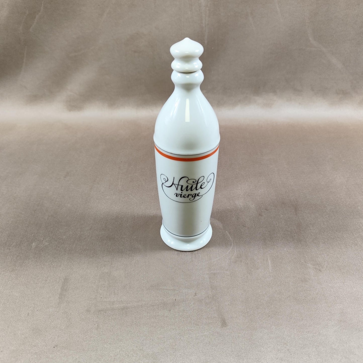 Bouteille pour l'huile Porcelaine d'Auteuil ligne Bistrot Made in France Vintage 1980