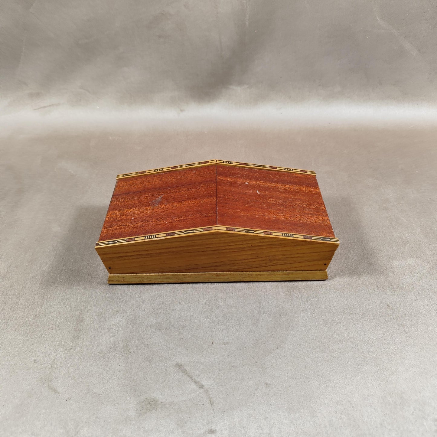 Distributeur boite à cigarette en bois Made in France Vintage 1970