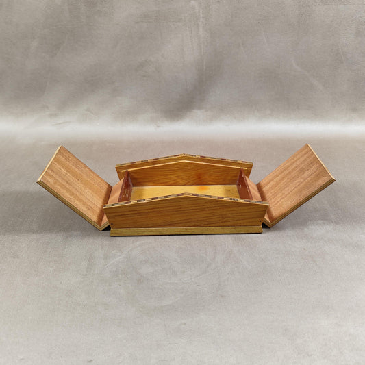 Distributeur boite à cigarette en bois Made in France Vintage 1970