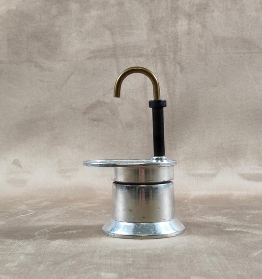 Cafetière pour expresso Tazza Mini Express design par L.Bialetti en acier Vintage 1970