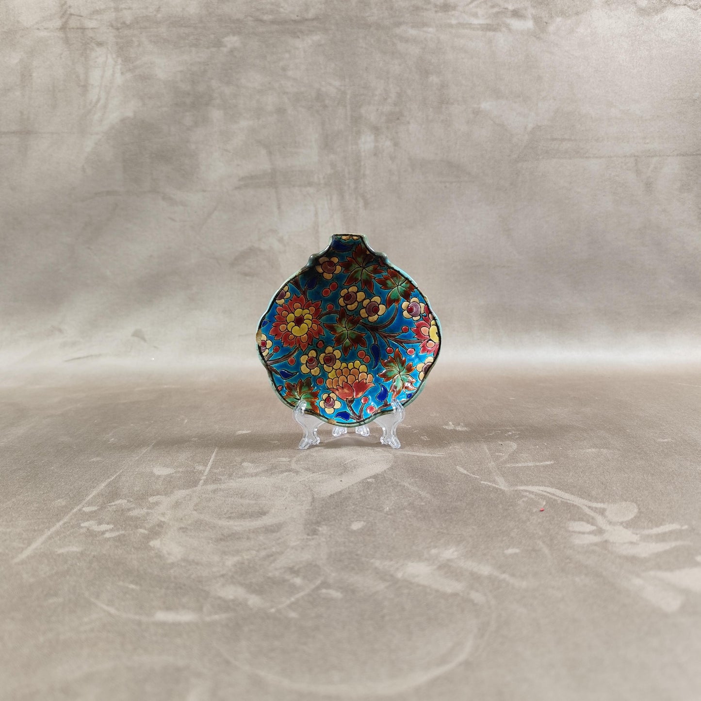 RARE Vide poche en émaux de Longwy ancien Made in France Vintage 1950